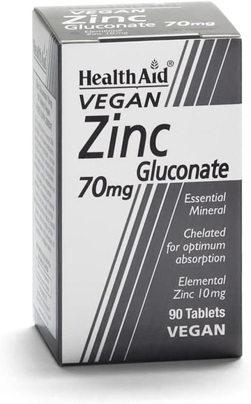 Healthaid Zinc Gluconate 70Mg - 90 Tablets