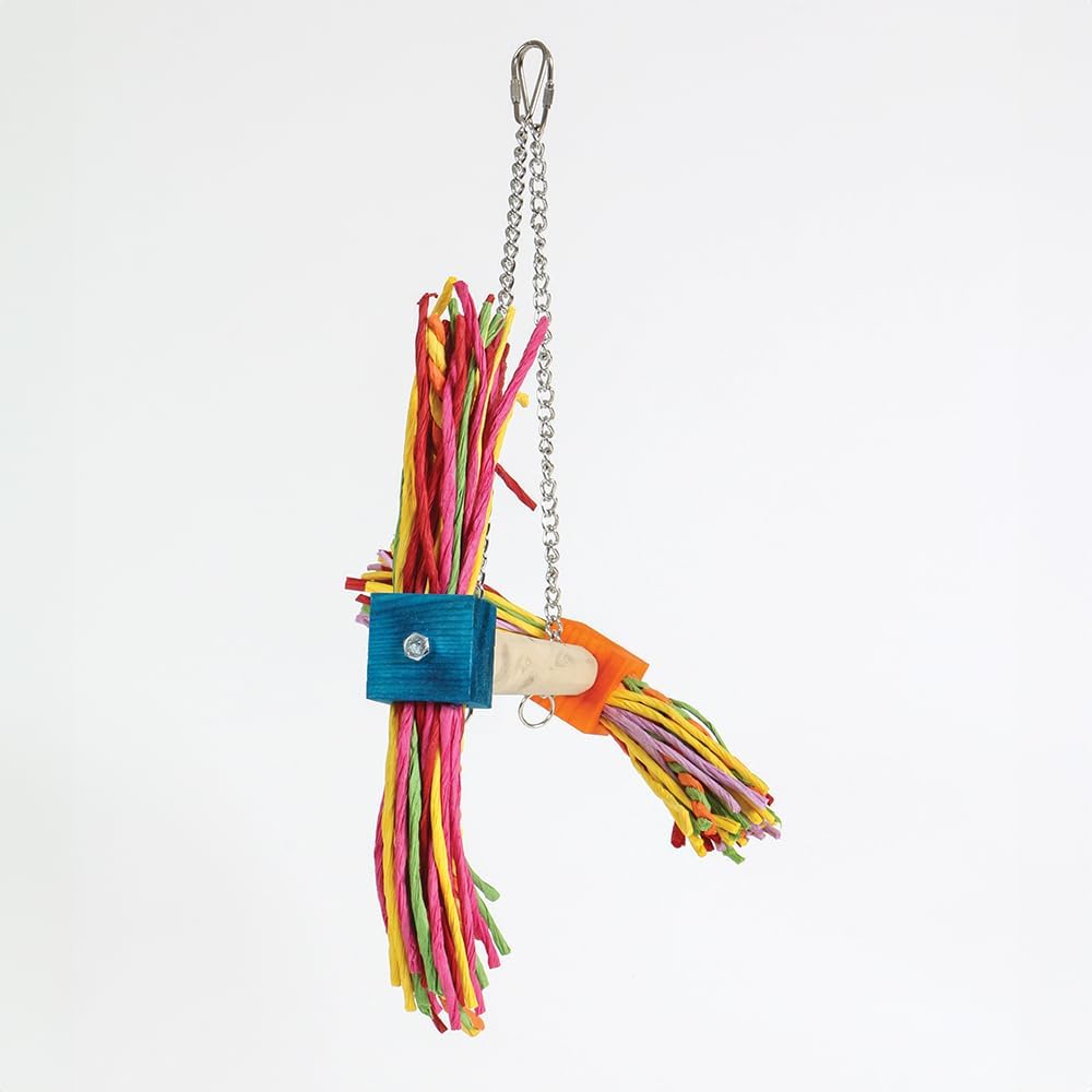 Spin and Chew Activity Swing Parrot Play Perch :Pet Supplies