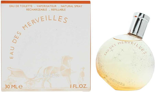 Hermes Eau Des Merveilles Eau De Toilette Refillable For Women 30Ml