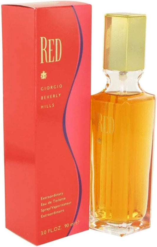 Giorgio Beverly Hills,89 Ml (Pack Of 1),Multicoloured Red Edt Spray, 3 Oz