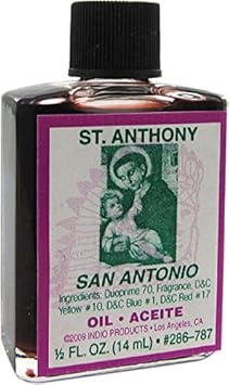Indio Oil- St Anthony 1/2Oz : Beauty & Personal Care