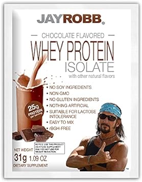Jay Robb Whey Protein (Chocolate, Individual Serving Packets)