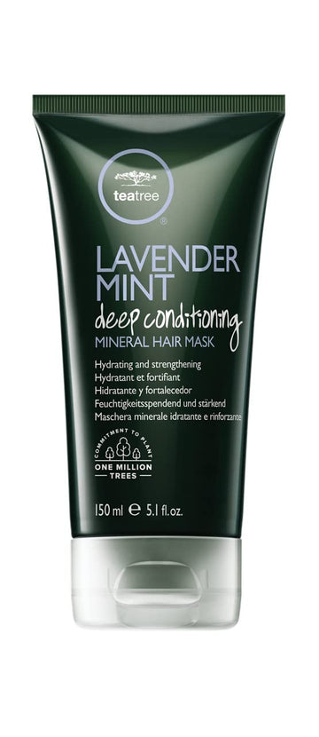 Tea Tree Lavender Mint Deep Conditioning Mineral Hair Mask, Hydrates + Strengthens, For Coarse + Dry Hair