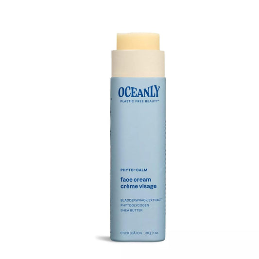 ATTITUDE Oceanly Face Cream Stick, EWG Verified, Plastic-free, Plant and Mineral-Based Ingredients, Vegan and Cruelty-free Beauty Products, PHYTO CALM, Unscented, 1 Ounce