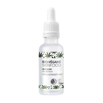 Bio:Vegane Skinfood Organic Hemp Oil Serum For Stressed Skin 1.0 Fl Oz (30 Ml)