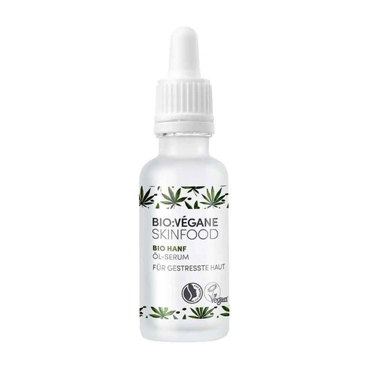 Bio:Vegane Skinfood Organic Hemp Oil Serum For Stressed Skin 1.0 Fl Oz (30 Ml)