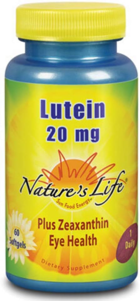 Nature's Life Lutein 20 mg | 60 ct