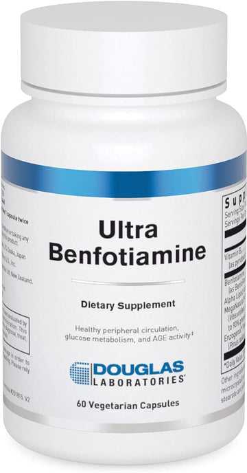 Douglas Laboratories Ultra Benfotiamine | Supports Circulation, Nervous System, And Metabolism | 60 Capsules