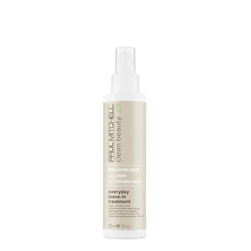 Paul Mitchell Clean Beauty Everyday Leave-In Treatment, Leave-In Conditioner, Delivers Hydration, For All Hair Types, 5.1 Fl. Oz