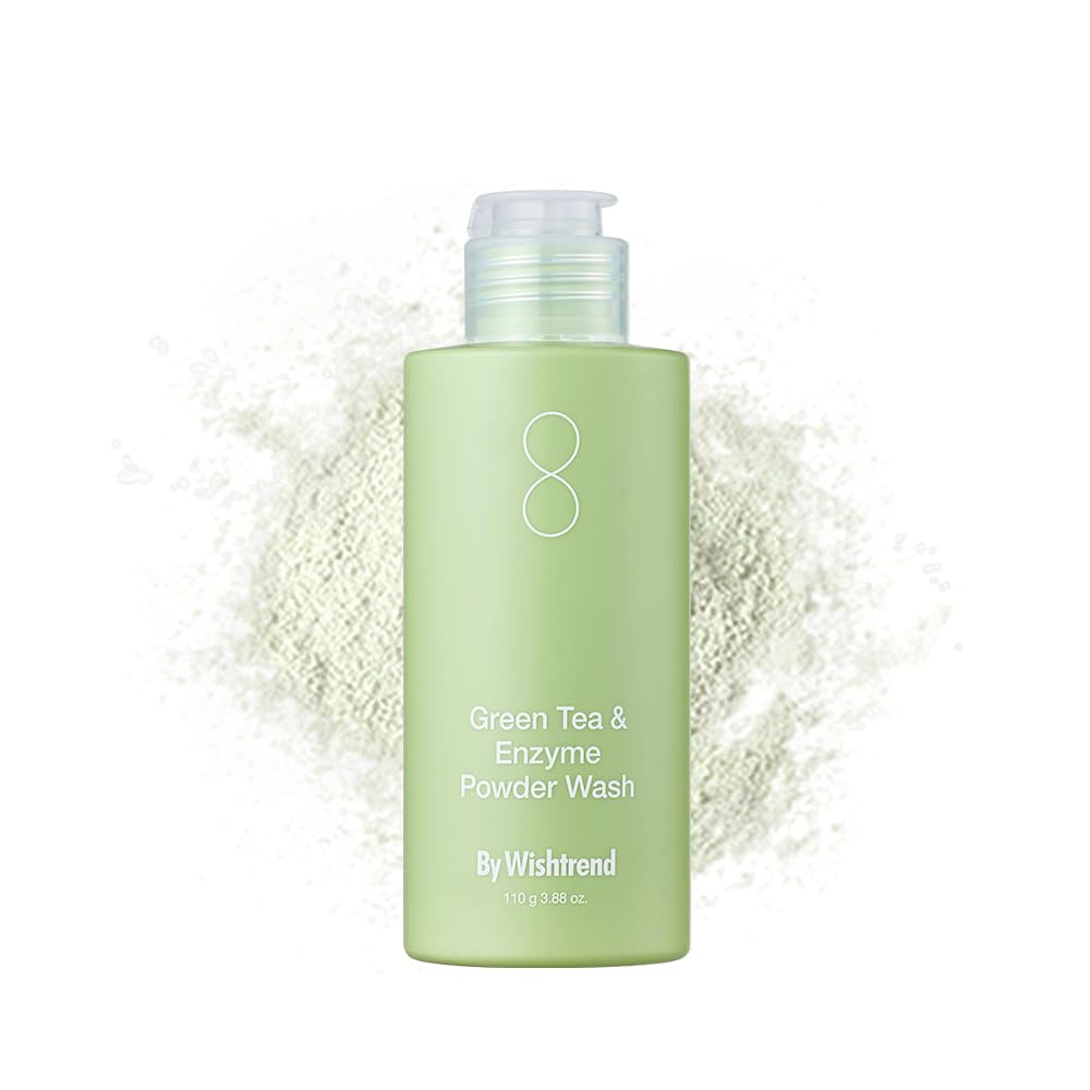 By Wishtrend Green Tea & Enzyme Powder Wash, 3.88 Oz (110 G)
