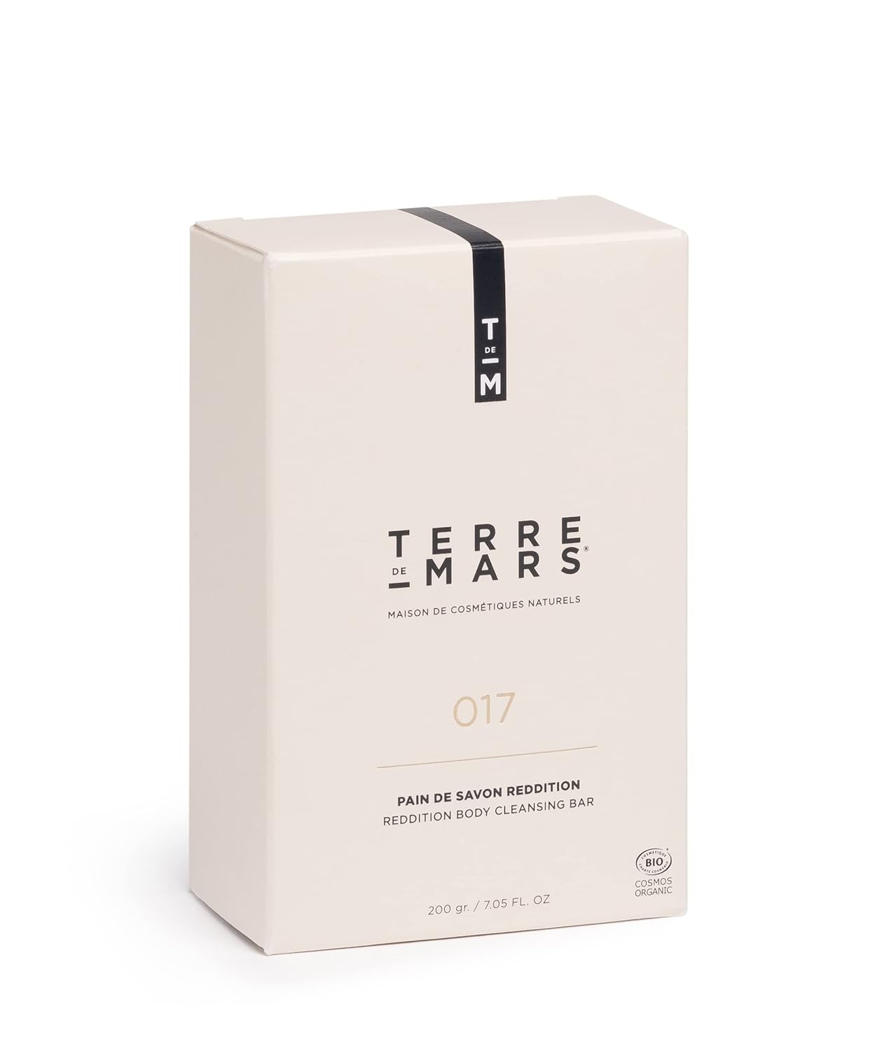 Terre De Mars Reddition Body Cleansing Bar, Certified Organic, Made In France, Vegan And Cruelty Free (7.05 Oz)
