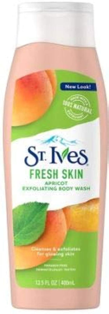 St Ives Exfoliating Apricot Moisturizing Body Wash 400Ml-Gently Exfoliates Away Dull, Dry Skin As It Cleans : Beauty & Personal Care