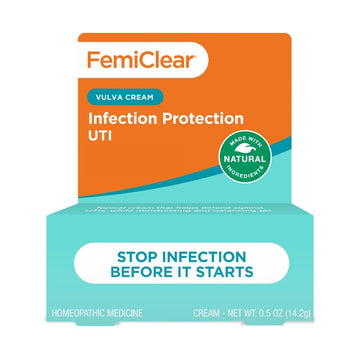 Femiclear Infection Protection Vulva Cream, Protection Against Urinary Tract Infections And Recurring Utis, Made With Natural Ingredients, Homeopathic Feminine Care