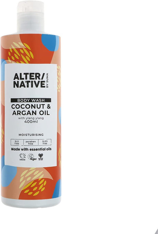 Alter/Native Natural Plant-Powered Cruelty Free Body Wash (Coconut & Argan Oil, 400Ml)