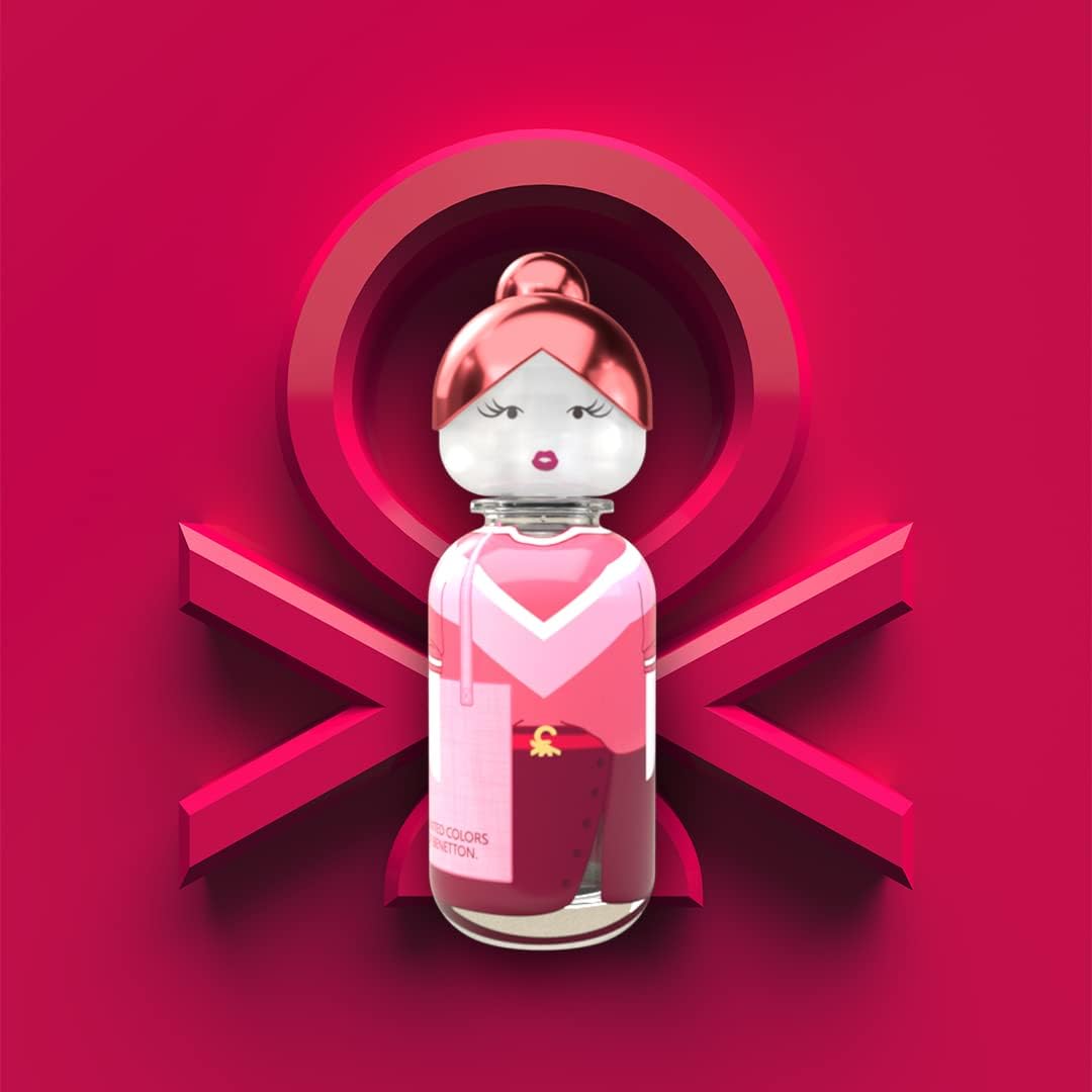Benetton - Sisterland Red Rose, Eau de Toilette for Women - Fresh, Modern and Young Fragance - Floral and Fruity Notes - Ideal for Day Wear - 80 ml : Amazon.co.uk: Beauty