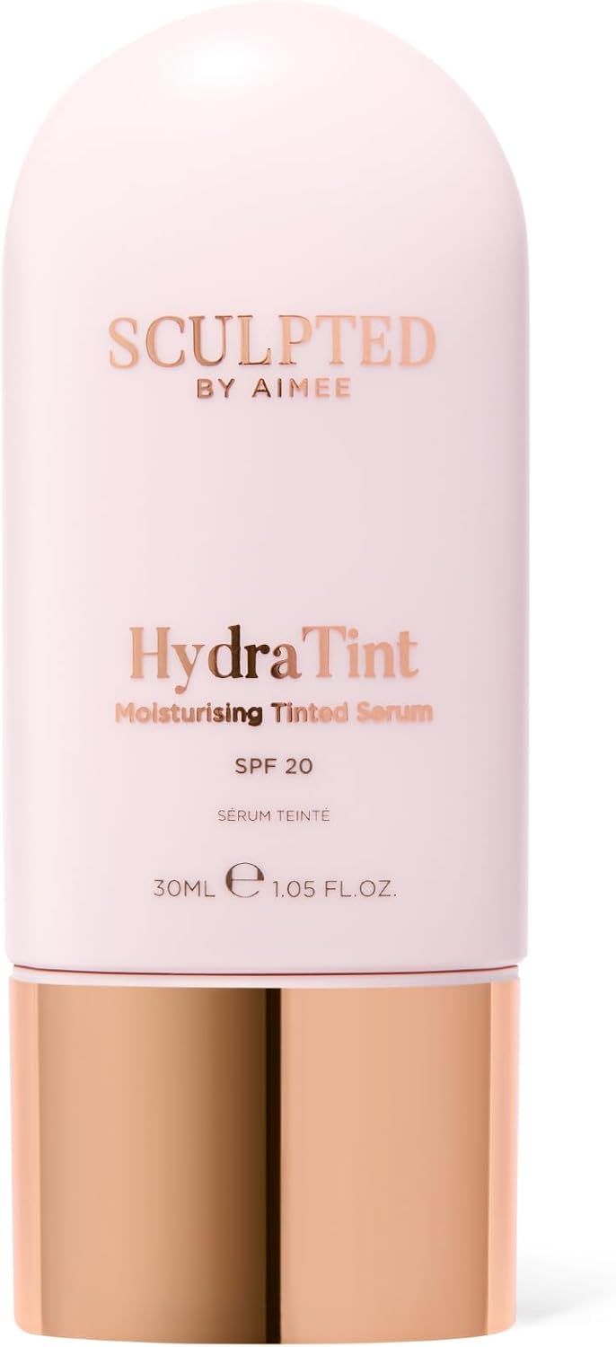 Hydratint Moisturising Tinted Serum From Sculpted By Aimee - 30Ml 2-In-1 Makeup And Skin-Perfecting Skincare Tinted Moisturiser & Serum Foundation With Spf 20, Hyaluronic Acid & Ceramides