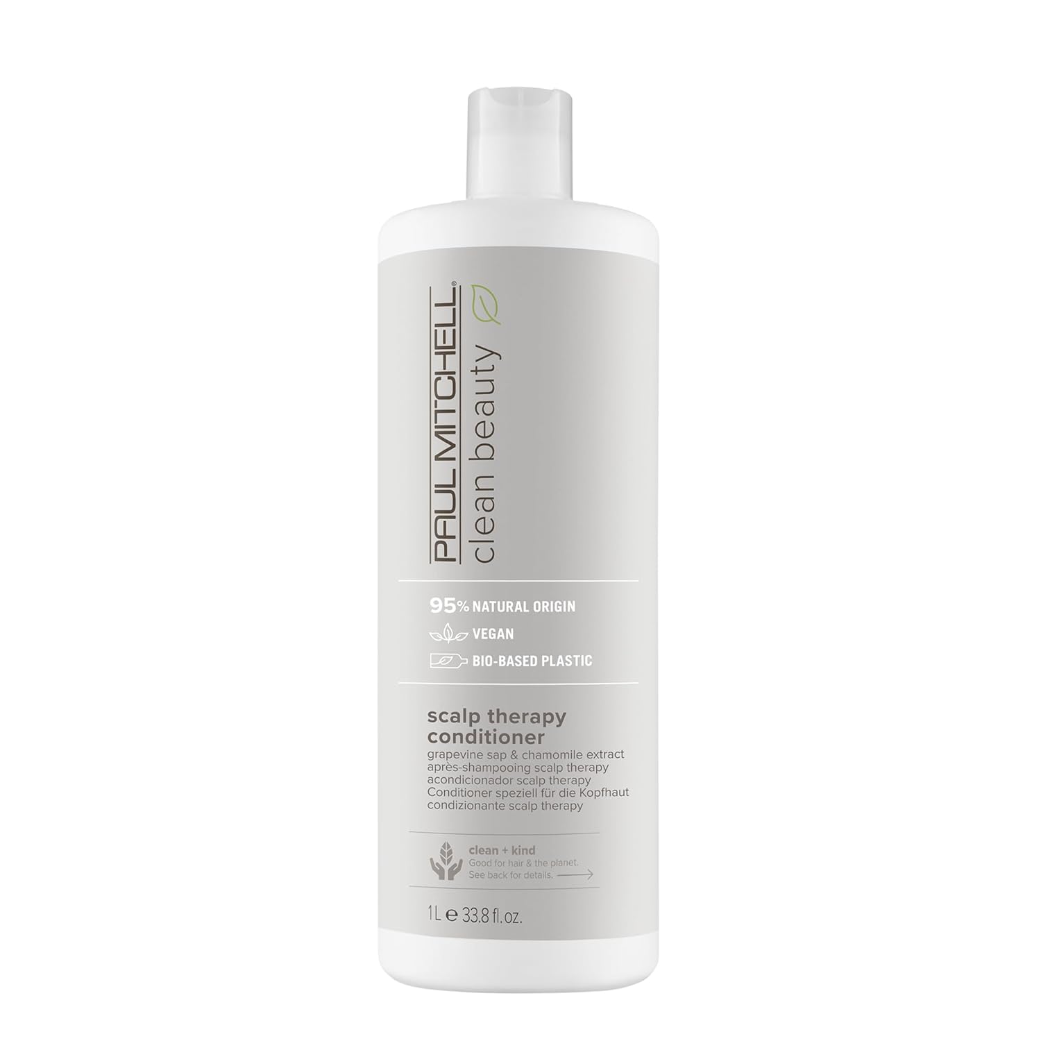 Paul Mitchell Clean Beauty Scalp Therapy Conditioner, Gently Conditions + Cools All Hair Types, Especially Dry, Oily + Sensitive Scalps