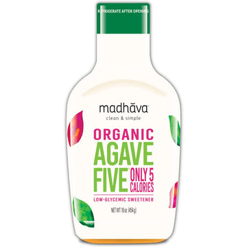 Madhava Organic Agavefive, 16 Oz. Bottle (Pack Of 1)