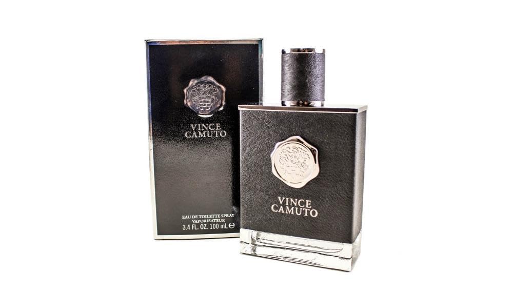 Vince Camuto Eau De Toilette Spray Cologne For Men, Fresh And Woody Scent, Notes Of Bergamot, Sensual Leather, Vetiver, Rich Musk, Long Lasting Fragrance