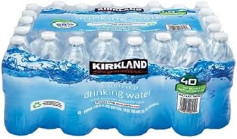 Kirkland Signature Natural Spring Water, 40 X 500Ml