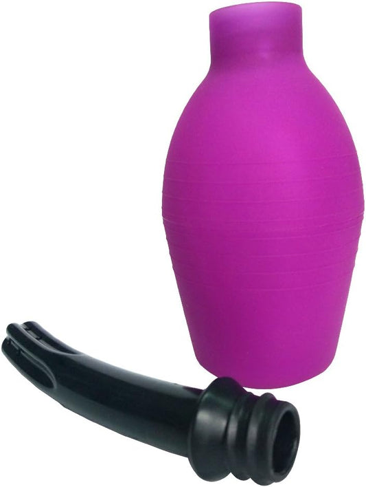 Anal Douche Enema Bulb Vaginal Douche Enema Cleaner for Women¡¯s or Man¡¯s Health (310ml Purple)