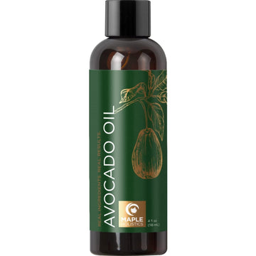 Avocado Oil for Hair Nails and Skin - Avocado Carrier Oil for Essential Oils Mixing Body Moisturizer for Face and Anti Aging Skin Care plus Hair Care Treatment for Voluminous Hair and Hydrated Skin