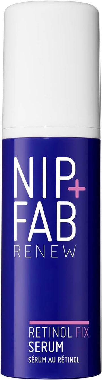 Nip+Fab Retinol Fix Serum 3% - High-Performance, Time-Release Serum With Encapsulated Pure Retinol, Bakuchiol, And Peptide Complex To Target Fine Lines, Wrinkles, And Skin Tone, 50Ml