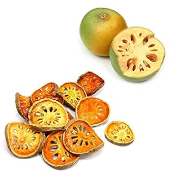 Foodherbs Bael Fruit Powder | 200 G / 0.44 Lbs | Bilva | Aegle Marmelos | Vilva Pazham