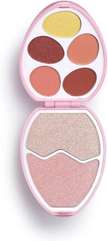 I Heart Revolution - Easter Egg Face And Shadow Palette - Face Make-Up Set - Flamingo