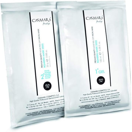 Casmara Premium Quality Algae Peel Off Facial Masks/Rgner Mask/Btx/2055/4.26 Ounce/Mask Gel(3.38 Oz)/Mask Powder(0.88 Oz) By Casmara : Beauty & Personal Care