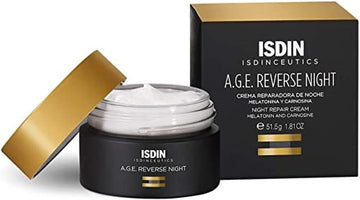 ISDIN Isdinceutics A.G.E Reverse Night | Anti-ageing night repair cream with melatonin | (50ml)