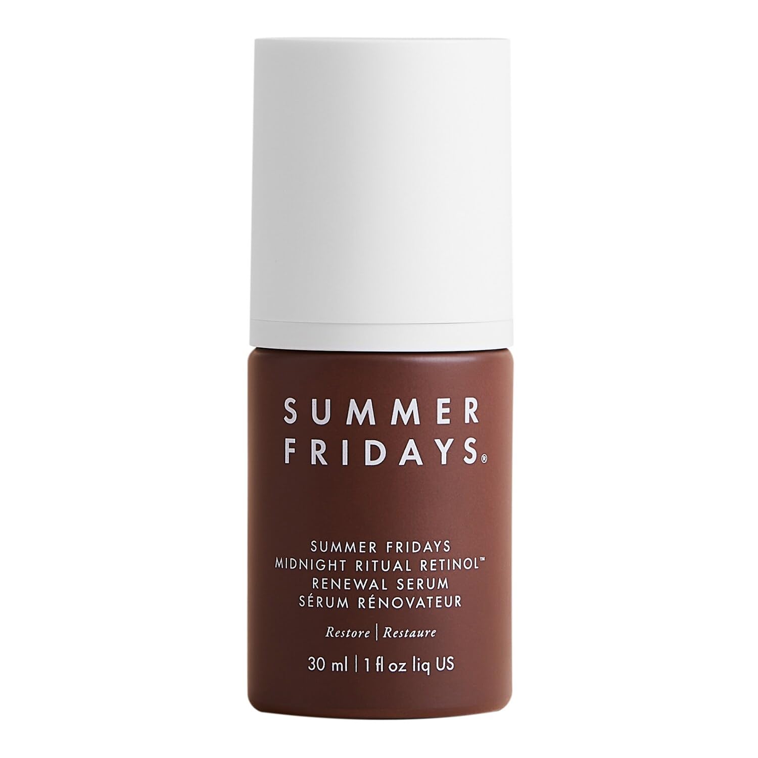 Summer Fridays Midnight Ritual Retinol Serum - Renewal Retinol Serum For Face, Fine Lines & Discoloration - Enriched With Jojoba Oil, Hyaluronic Acid & Niacinamide To Smooth Uneven Texture (1 Oz)