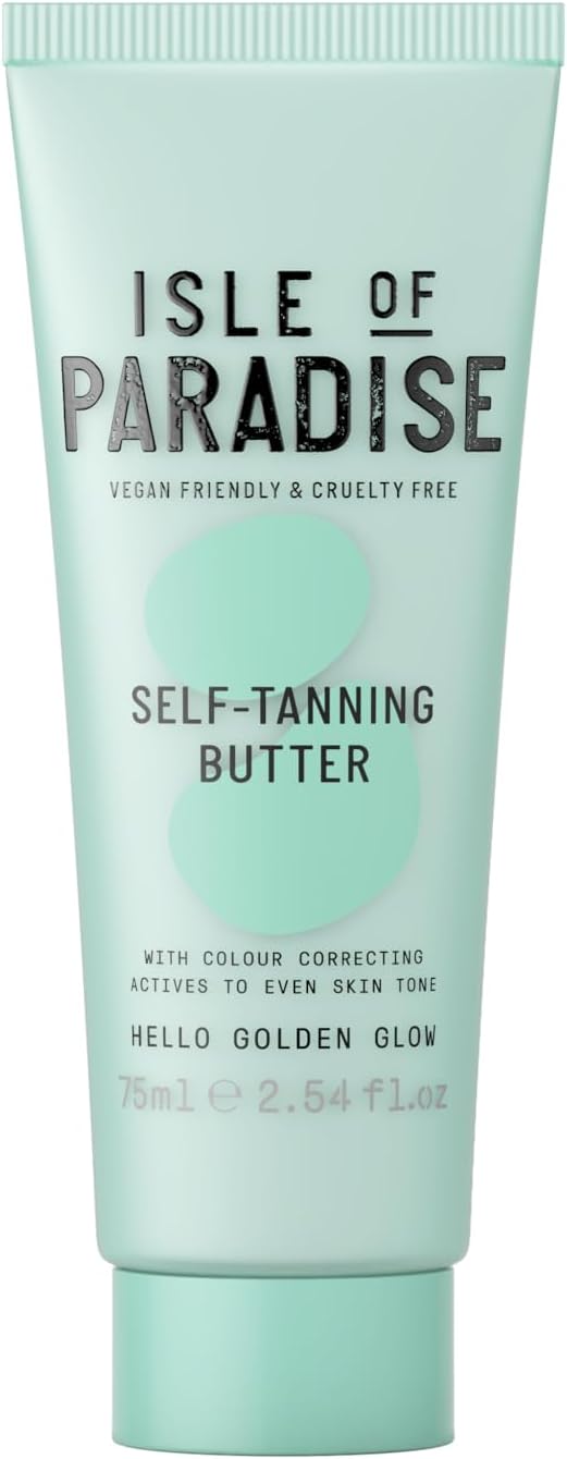 Isle of Paradise Self Tan Butter (75 ml) Gradual Self Tan Butter, Combining Skin Care and Self Tanning, Natural Ingredients & Vegan : Amazon.co.uk: Beauty