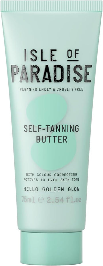 Isle of Paradise Self Tan Butter (75 ml) Gradual Self Tan Butter, Combining Skin Care and Self Tanning, Natural Ingredients & Vegan : Amazon.co.uk: Beauty