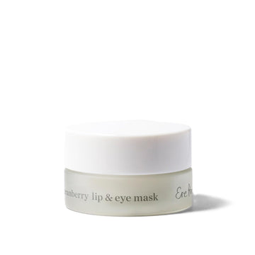 Ere Perez - Natural Cranberry Lip + Eye Mask | Moisturize, Hydryate, Protect, Renew | Green Tea, Lactic Acid, Cucumber, Resveratrol | Vegan, Cruelty-Free, Clean Beauty (.35 Oz | 10 G)