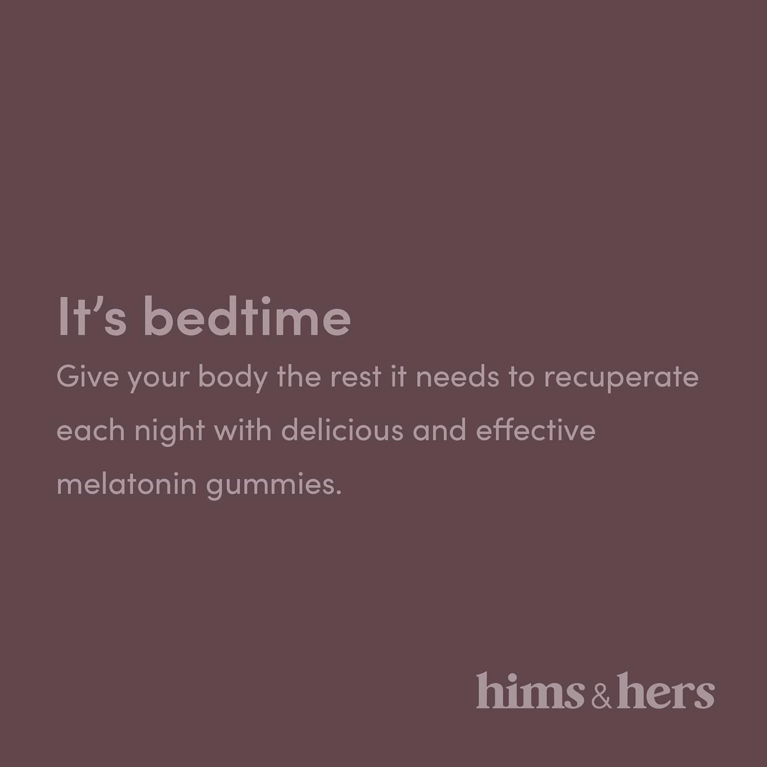 HIMS & HERS Sleep Tight melatonin Gummy Vitamins with Chamomile and l-theanine, Gluten Free, Moonlit Pomegranate Berry Flavor, 60 Count : Health & Household