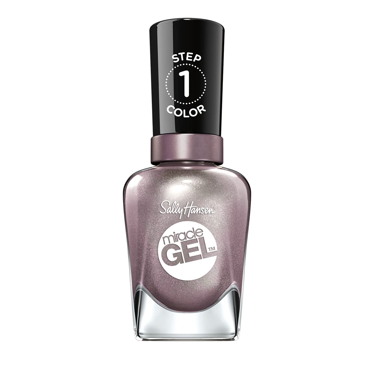 Sally Hansen Miracle Gel™, Adrenaline Crush, Long Lasting, Gel-Like Formula, No Uv Lamp Needed, Purple Glitter Nail Polish