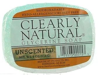 Glycerine Soap Bar Unscented (6 Pack) : Bath Soaps : Beauty & Personal Care