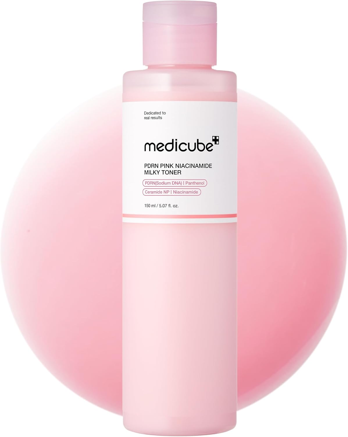 Medicube Pdrn Pink Peptide Toner I Pink Glow Toner For Skin Boosting, Soothing And Calming, Uneven Skin Tone, Rose Pdrn & Peptide & Niacinamide, Korean Skin Care (250Ml / 8.45 Fl. Oz.)