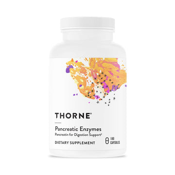 Thorne Pancreatic Enzymes (Formerly Dipan-9) - Pancreatic Enzymes For Digestive Support And Nutrient Absorption - 180 Capsules - 90 Servings