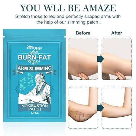 Slimming Arm Patches - Herbal Weight Loss & Body Shaping Patches for Toned Arms | Discreet, Comfortable Design for Men and Women (12pcs)