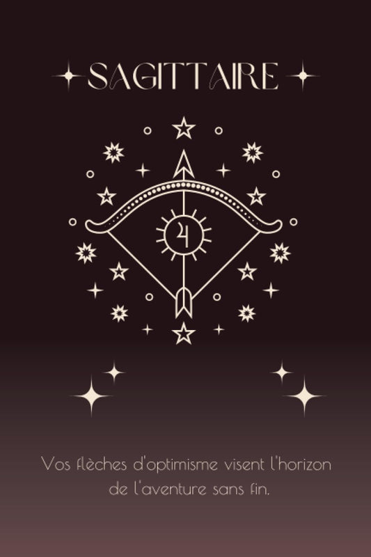 Cahier De Notes Signe Astrologique Avec Phrase Visant À Capturer L'Essence Du Sagittaire Et À Souligner Ses Qualités Uniques.: 120 Pages Lignées