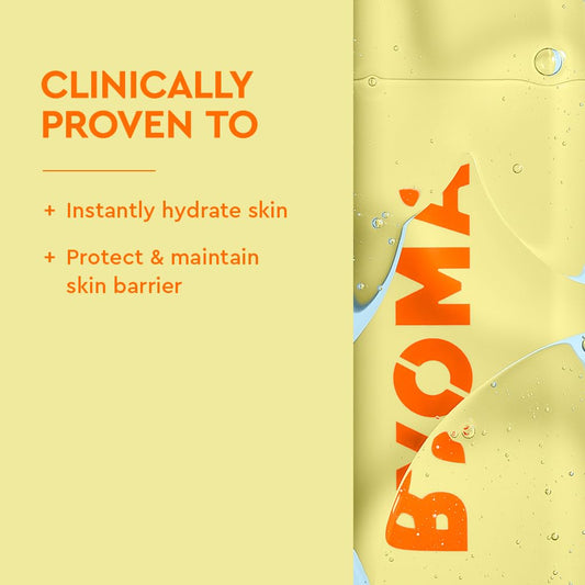 Byoma Creamy Jelly Cleanser Refill - Hydrating Facial Cleanser For Skin Barrier Repair - Tri-Ceramide Face Wash For Sensitive Skin - Gently Removes Makeup & Excess Oil - 5.91 Fl Oz Refill