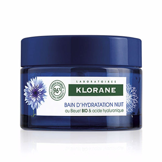 Klorane - Revitalizing Water Sleeping Mask With Organically Farmed Cornflower & Hyaluronic Acid - Hydrating Night Mask - Awaken, Moisturize, & Plump - Paraben & Silicone-Free - 1.6 Fl. Oz. : Beauty & Personal Care