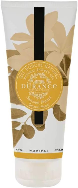 Durance Les Eternelles Natural Shower Gel For Women (200Ml) Sensual Monoi Fragrance - Body Wash For Women | Nourishes, Gently Cleanses, Hydrates & Softens Skin