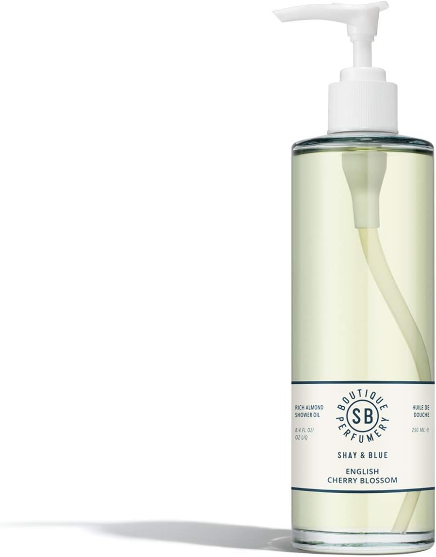 SHAY & BLUE English Cherry Blossom Rich Almond Shower Oil 250ml : Amazon.co.uk: Beauty