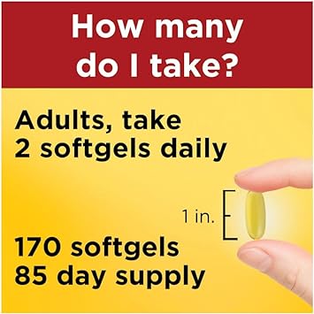 Nature Made Triple Omega 3 6 9, Fish Oil as Ethyl Esters and Plant-Based Oil170 Softgels, 85 Day Supply*Better Guide Vitamins Supplements