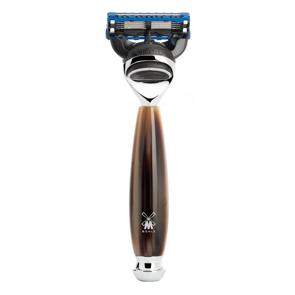 Mühle Vivo Brown Horn Resin 5-Blade Razor : Beauty & Personal Care
