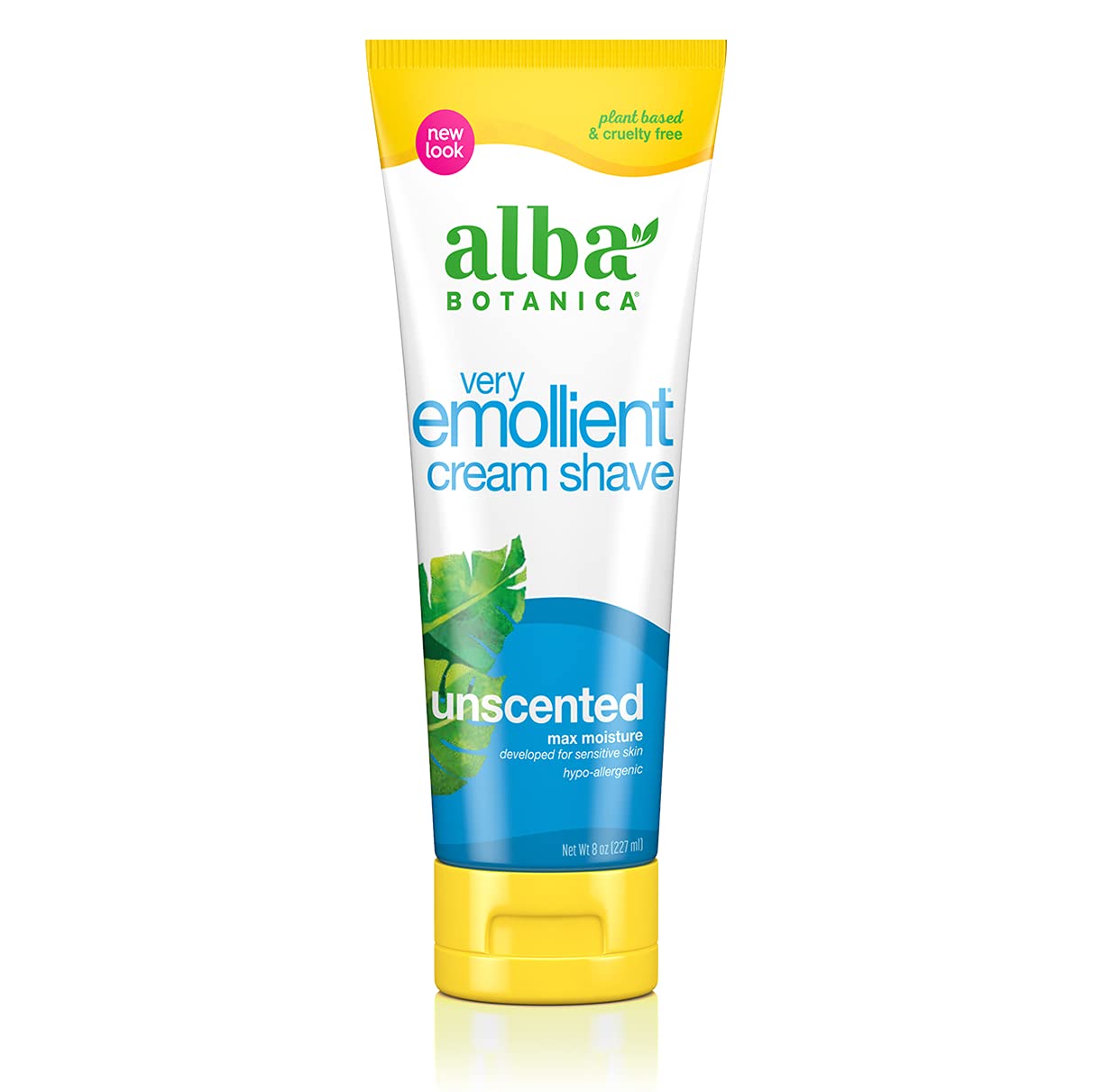 Alba Botanica Very Emollient Cream Shave, Coconut Lime, 8 Oz