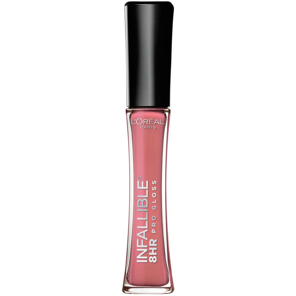 L’Oreal Paris Makeup Infallible 8 Hour Hydrating Lip Gloss, Blush, 0.21 Fl Oz